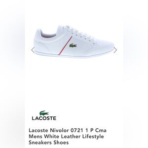 Lacoste Nivolor Mens White Sneakers